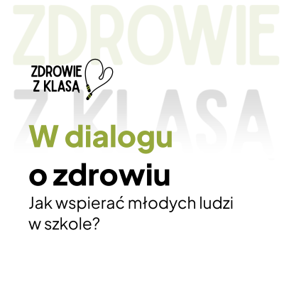 Kurs e-learningowy W dialogu o zdrowiu. Jak wspierać młodych ludzi w szkole? pokazuje, jak rozmawiać o zdrowiu w sposób wspierający, oparty na dialogu i dostosowany do potrzeb uczennic i uczniów